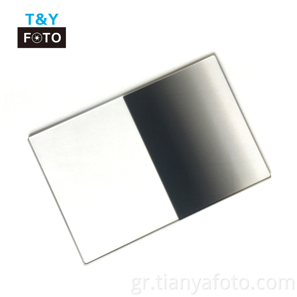 witianya 100mm*150mm 4-Stop τετράγωνο Reverse Gradual Gradual Grey φίλτρο φακού ND16 για ψηφιακή φωτογραφική μηχανή